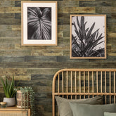 Sandy Brown Wood Panel Wallpaper for Wall Decoration